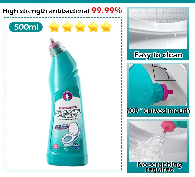 Powerful Toilet Bowl Cleaner 2-in-1 Premium Formula