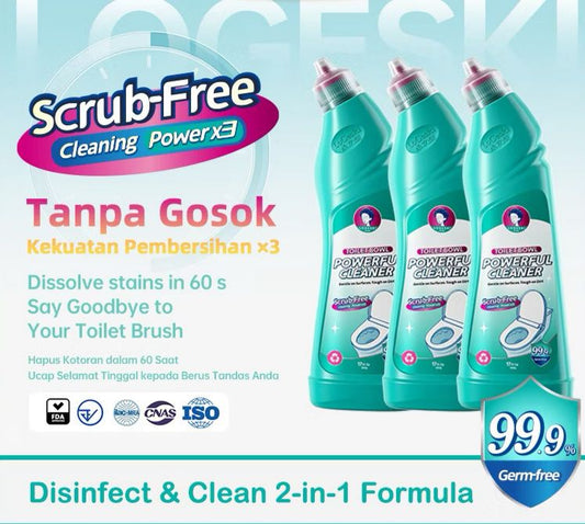 Powerful Toilet Bowl Cleaner 2-in-1 Premium Formula