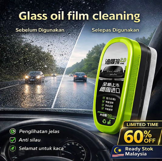 Cermin Jernih Pro – Penghilang Minyak Cermin Premium